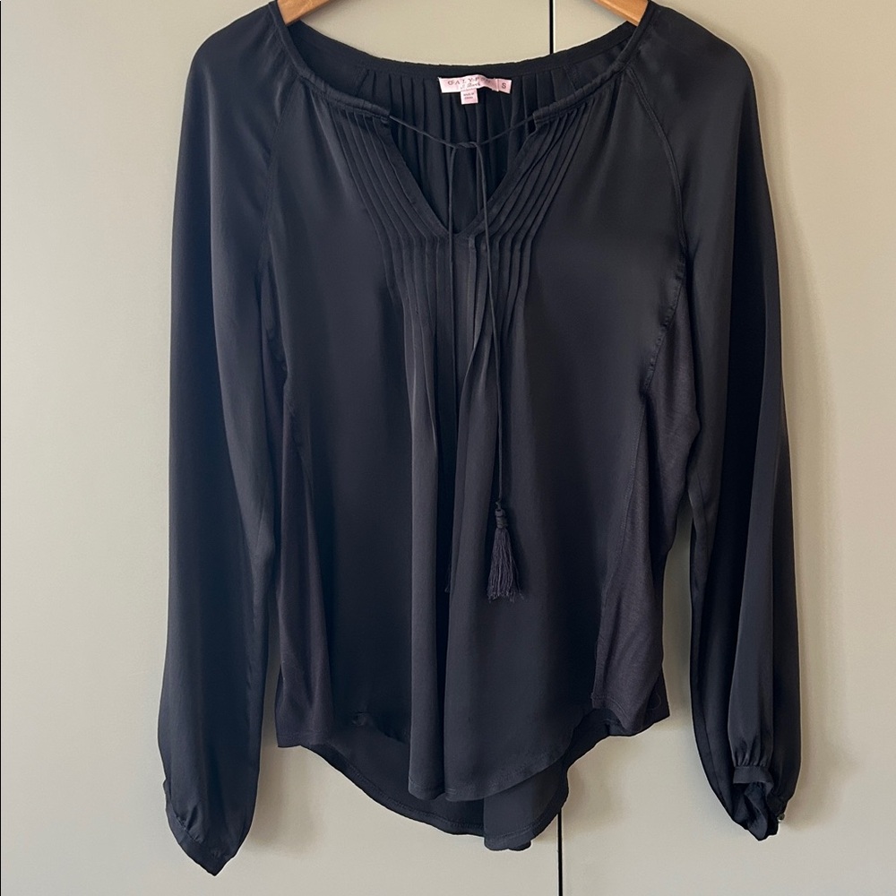 Calypso st Barth silk graphite grey tunic size S